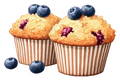 Blueberry Crumble Muffins
