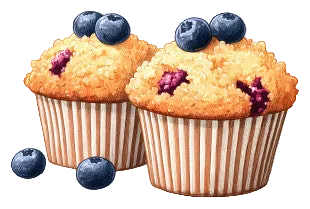 Blueberry Crumble Muffins